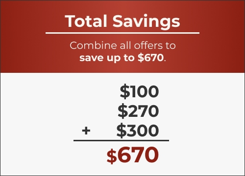 Potential savings Total $670