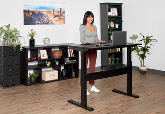 UPLIFT Pneumatic Standing Desk hover image