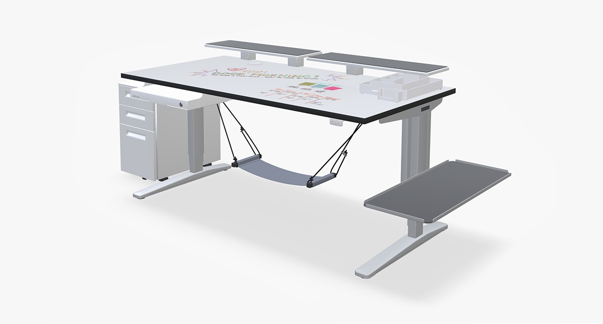 Whiteboard Laminate 60" x 30" desktop