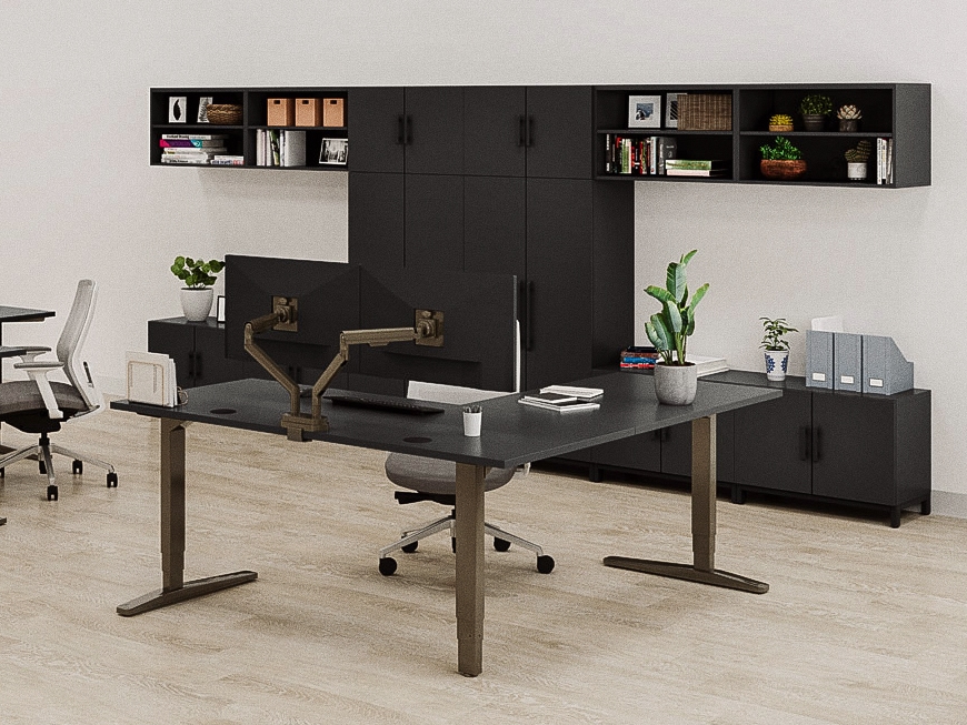 MoPac Storage Wall in black