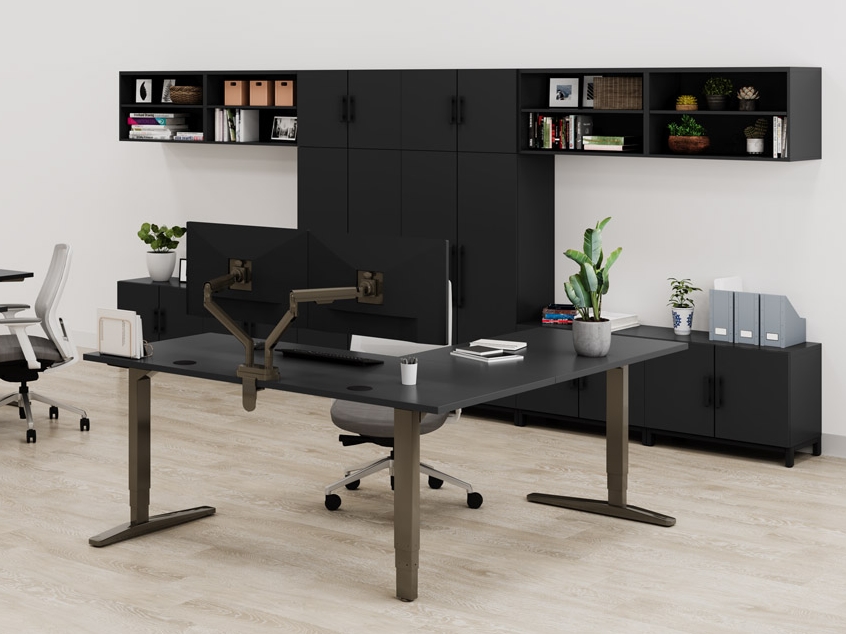 MoPac Storage Wall in black