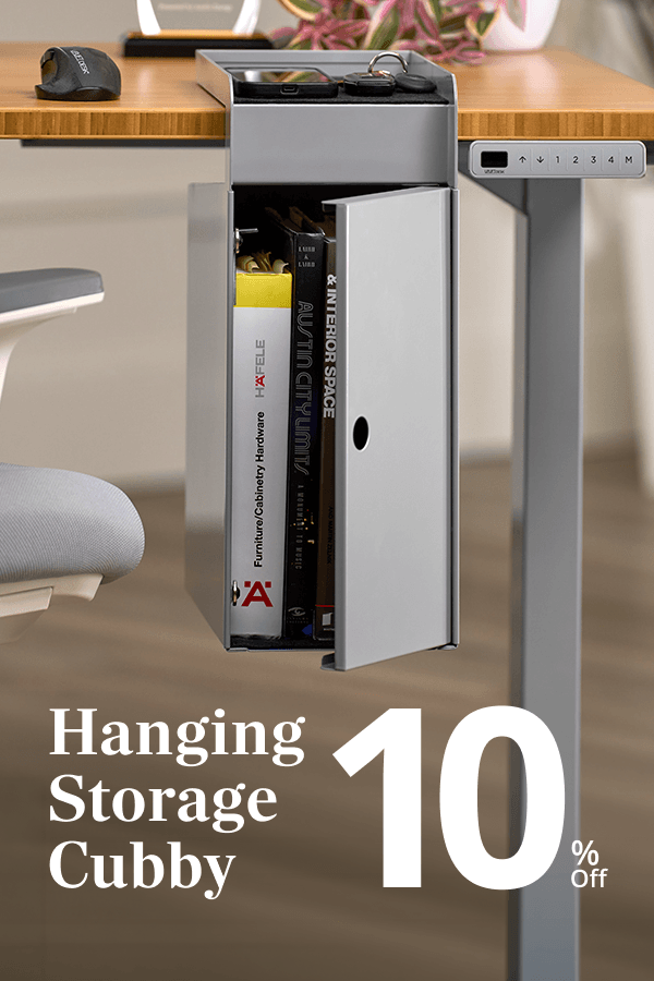 Handing storage cubby on ad with 10% off