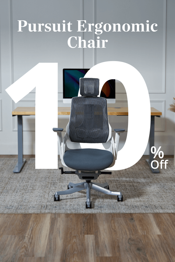 Pursuit chair by UPLIFT Desk on ad with 10% off