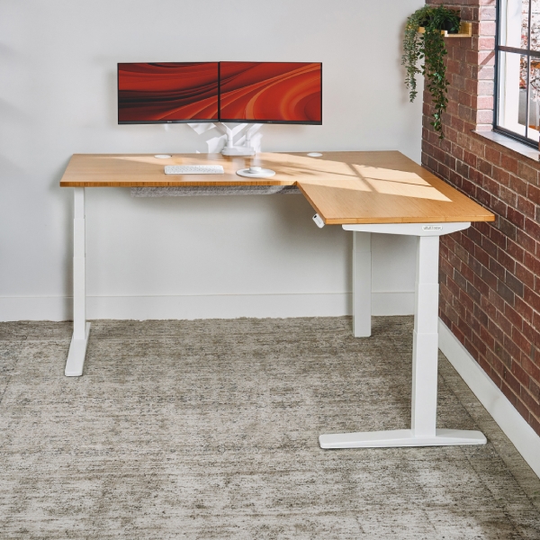 UPLIFT L-Shaped Standing Desk