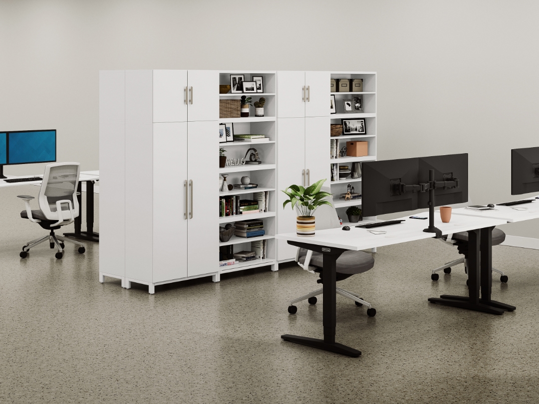 Mopac Storage Wall in white