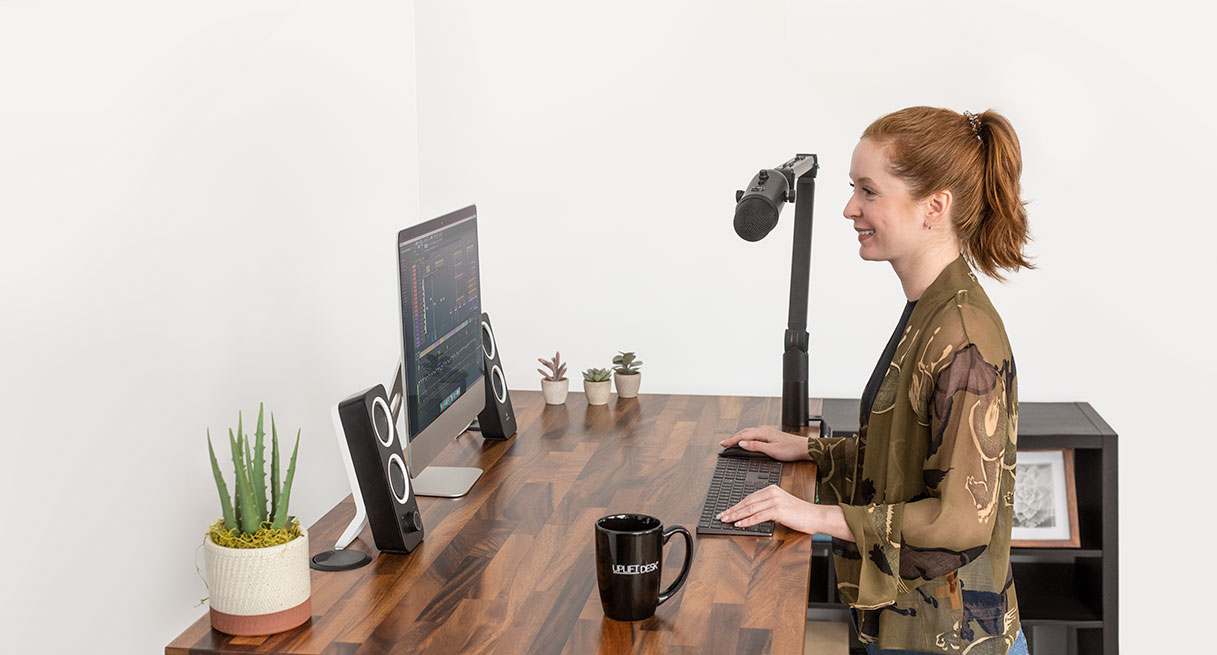 Professional-level mic placement to capture sound more clearly