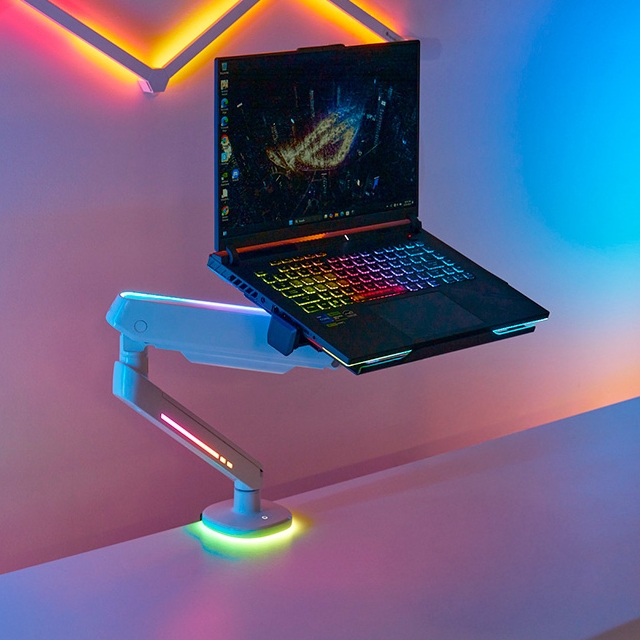 Domain RGB dual Monitor Arm by UPLIFT Desk