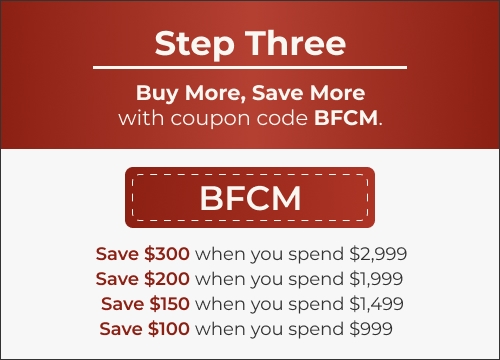 Step #3 Save up to $300