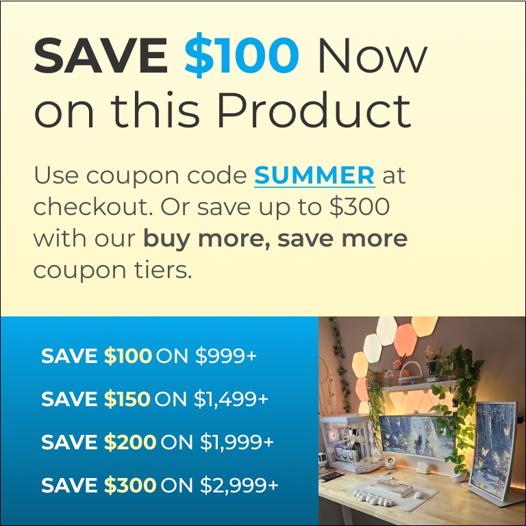 Buy More Save More - $100 Off Banner