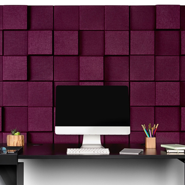 3D Cubes Acoustic Wall Panel hover image