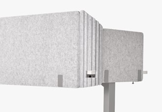 Corner Inserts for 3-Sided Acoustic Privacy Screen hover image