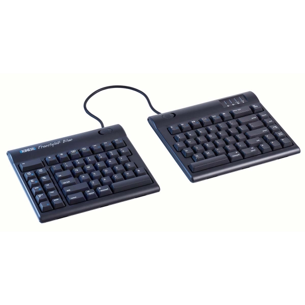Kinesis Freestyle2 Blue, Multichannel Bluetooth Keyboard for Mac hover image