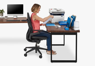 Seated Height O-Leg Table hover image