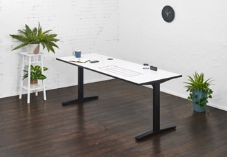 UPLIFT Fixed Height Conference Table, 30" Wide hover image
