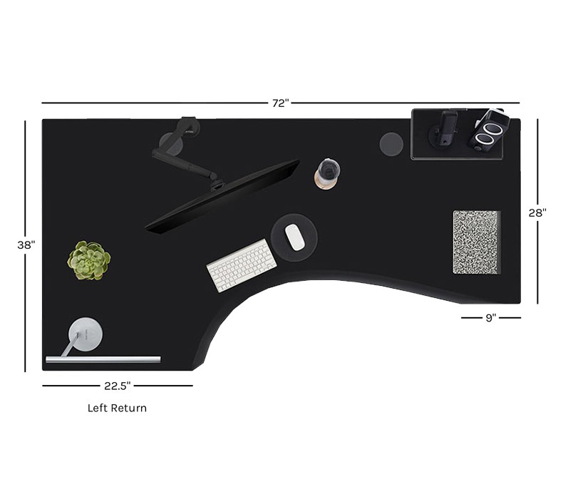 Curved Corner desktop size infographic