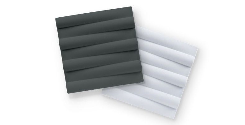 Reduce sound with a 3d tube acoustic wall panel