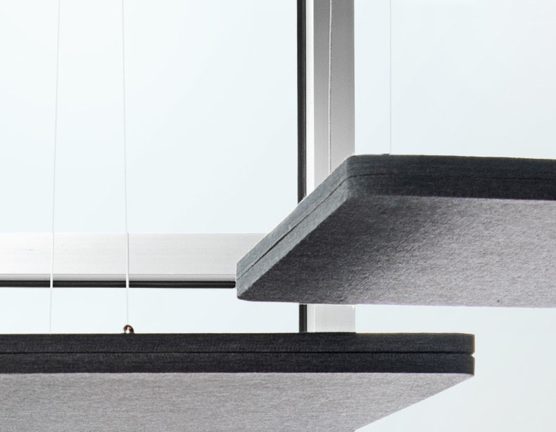 Rectangular Acoustic Ceiling Clouds