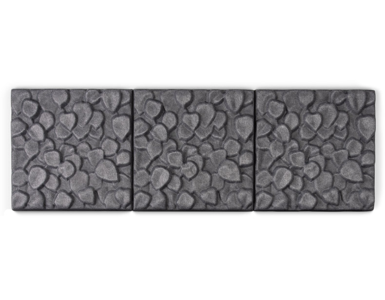 3D Pebbles Acoustic Wall Panels arranged near a personal workspace