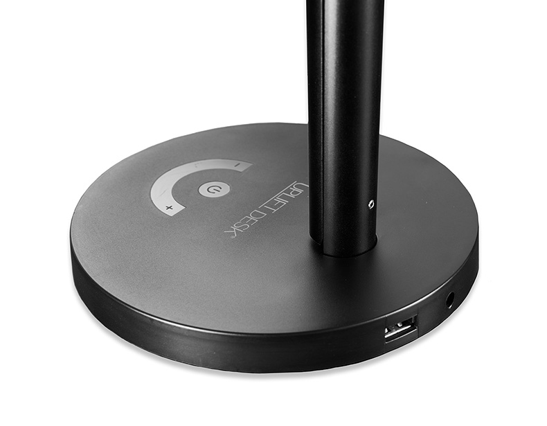 A dedicated USB port built into the E3 LED Desk Lamp's base