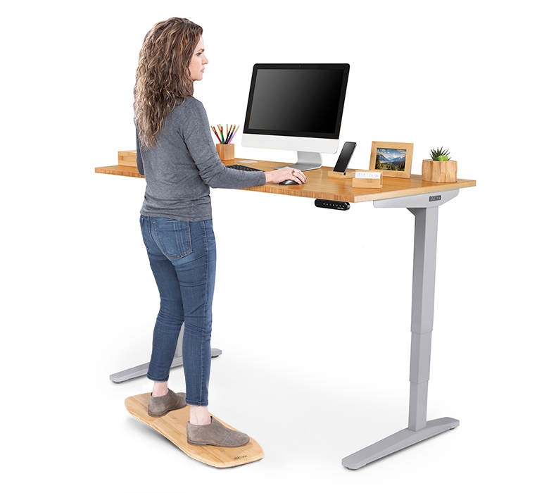 Keep moving at your desk using the Bamboo Rocker-X Board