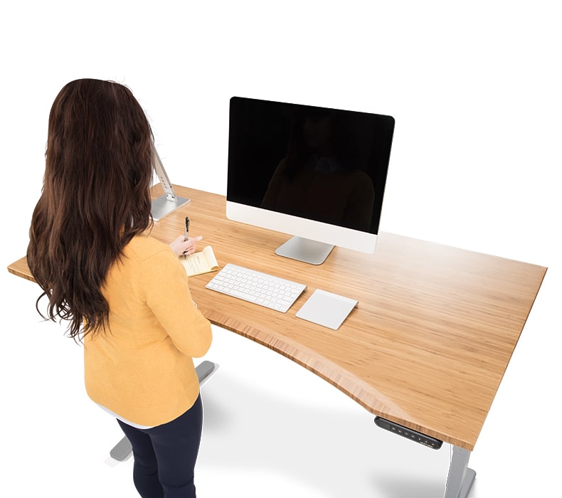 UPLIFT Desk 1 inch bamboo desktop
