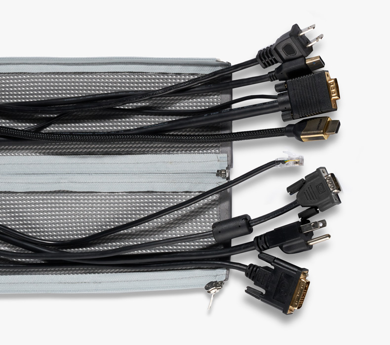 Combine multiple Zipped Cable Sleeves into one extra large sleeve