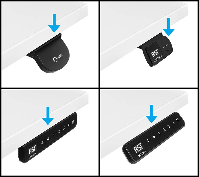 Keypad desk reset procedures