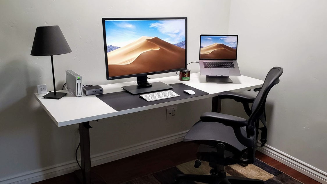 White Laminate V2 Standing Desk