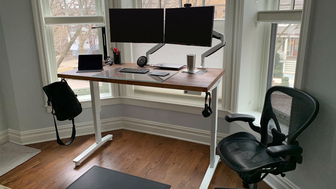 Custom Order Cherry Solid Wood V2 Standing Desk