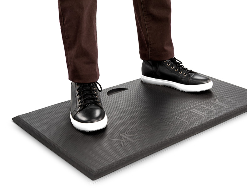 Standing Desk Mat With Heel Grab By Uplift Desk