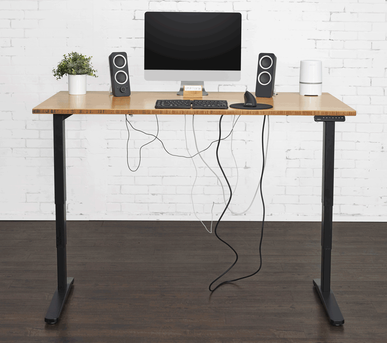 Progressive Automations Steel Modesty Panel - 51 - White. Accessory for Computer Standing Desk 60 x 30 inch